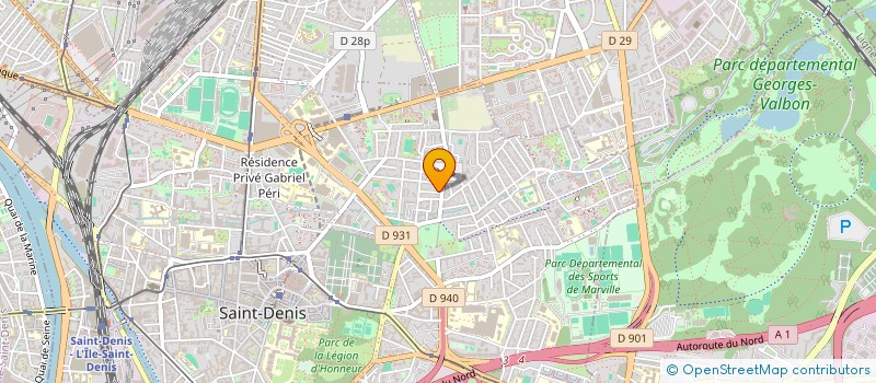 localisation de l'entreprise RTP  SAINT-DENIS