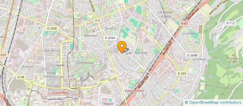 localisation de l'entreprise RTP à SAINT-MARTIN-D'HERES