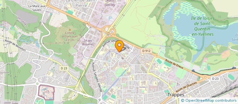 localisation de l'entreprise RTP à TRAPPES