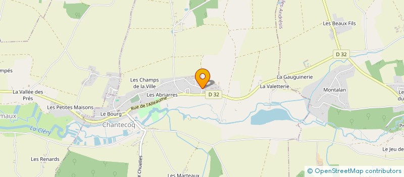 localisation de l'entreprise RTP à CHANTECOQ
