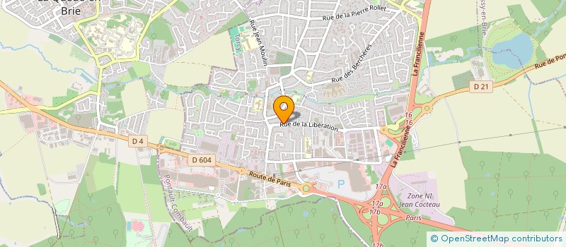 localisation de l'entreprise RTP ECO INTERNATIONAL à PONTAULT-COMBAULT