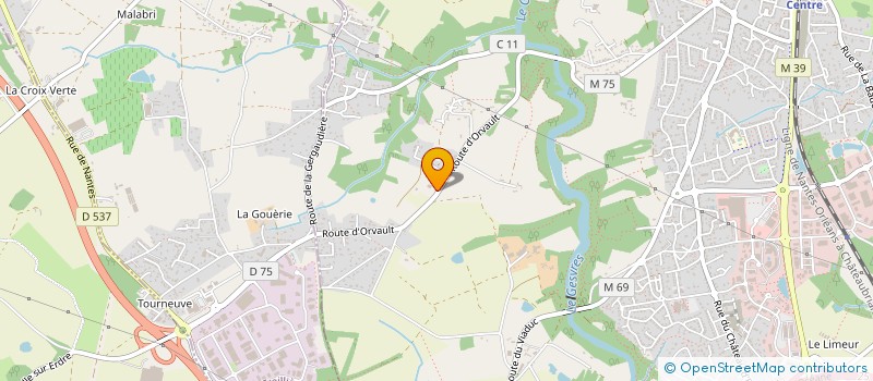 localisation de l'entreprise RTP ENVIRONNEMENT à LA CHAPELLE-SUR-ERDRE