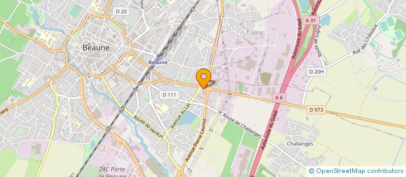 localisation de l'entreprise RTP FRANCE à BEAUNE