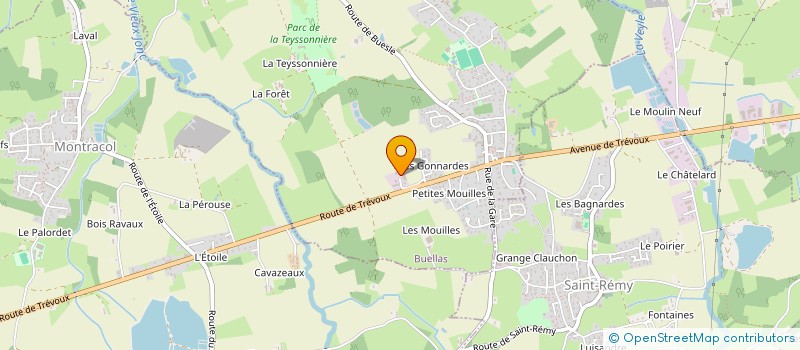 localisation de l'entreprise RTP INDUSTRIE  BUELLAS