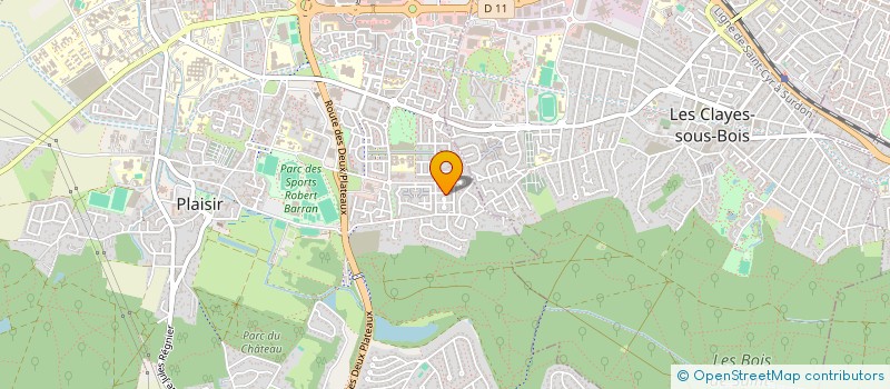 localisation de l'entreprise RTPG  PLAISIR