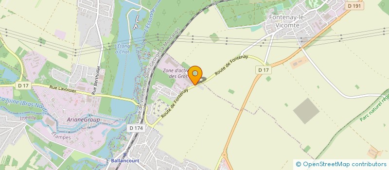 localisation de l'entreprise RTPRESTA  LE COUDRAY-MONTCEAUX