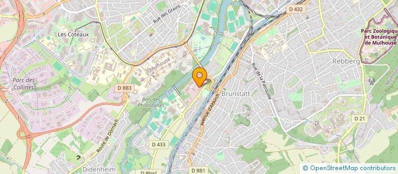 localisation de l'entreprise RTS  BRUNSTATT-DIDENHEIM