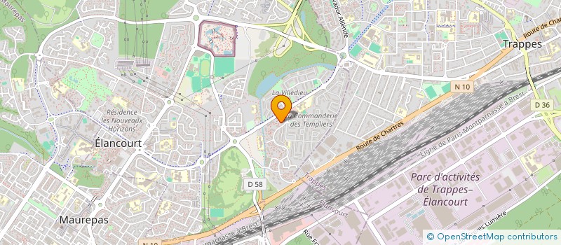 localisation de l'entreprise RTS  ELANCOURT