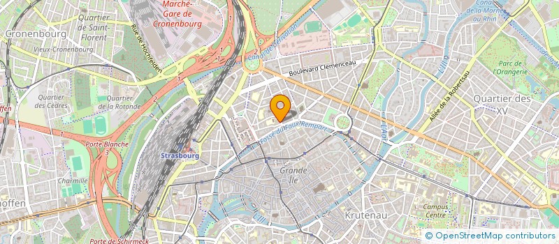 localisation de l'entreprise RTS  STRASBOURG