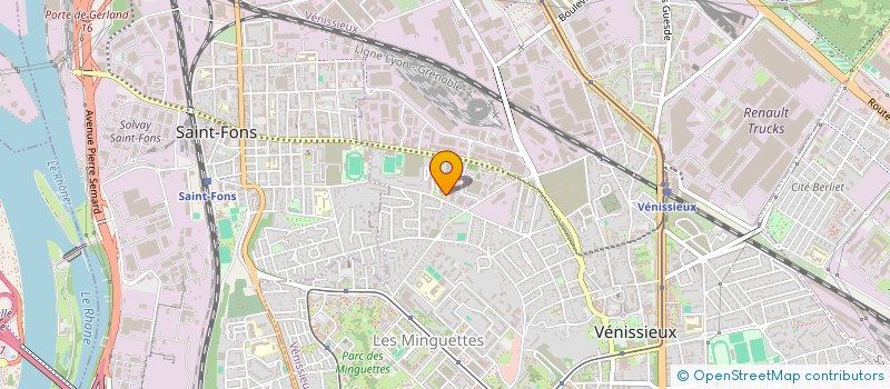 localisation de l'entreprise RTS BATIMENTS ET RESEAUX  VENISSIEUX