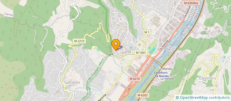 localisation de l'entreprise RTS COMMUNICATION à CARROS