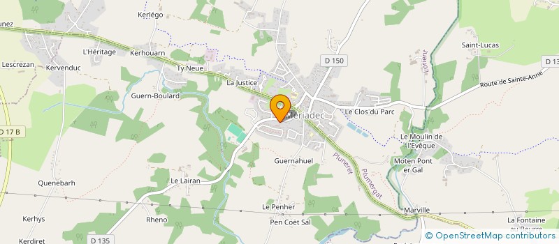localisation de l'entreprise RTS ENVIRONNEMENT à PLUNERET