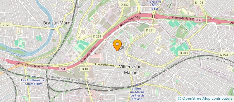 localisation de l'entreprise RTS ILE DE FRANCE à VILLIERS-SUR-MARNE