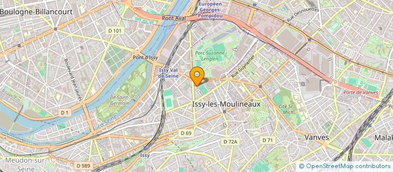 localisation de l'entreprise RTS MUSIC à ISSY-LES-MOULINEAUX