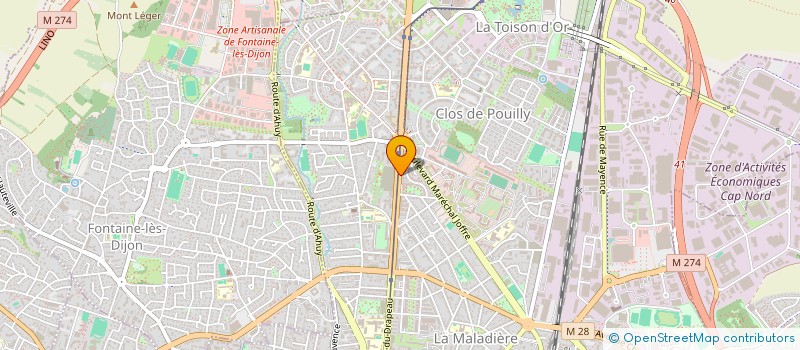 localisation de l'entreprise RTSIMULATION à DIJON