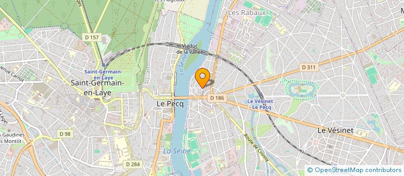 localisation de l'entreprise RTTF  LE PECQ