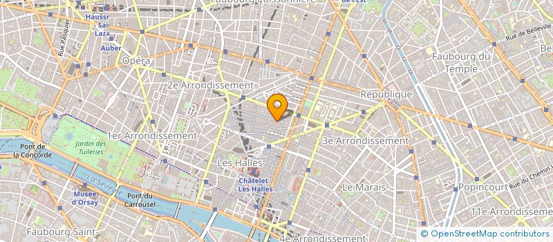 localisation de l'entreprise RTV à PARIS