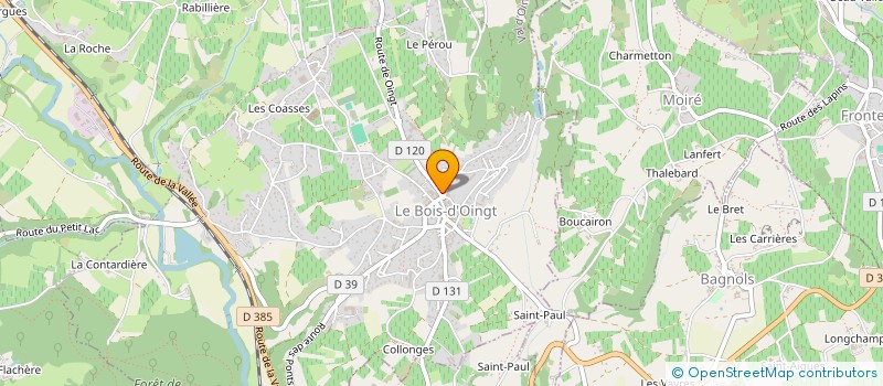 localisation de l'entreprise RTW CORP  VAL D'OINGT