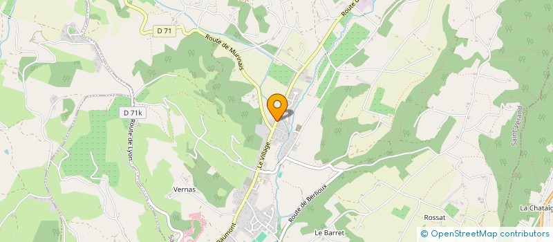 localisation de l'entreprise RTZ'ALU  VARACIEUX