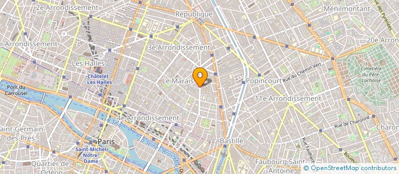 localisation de l'entreprise RU-BEN à PARIS