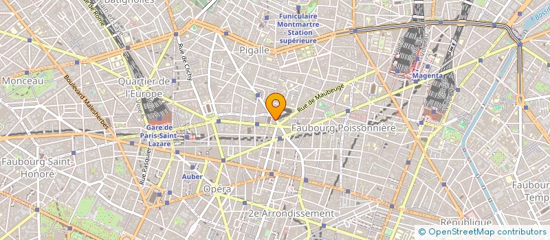 localisation de l'entreprise RU'BENS  PARIS