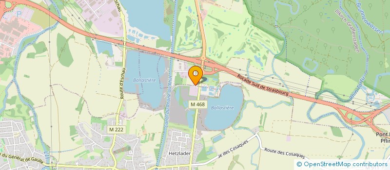 localisation de l'entreprise RUABEL  ILLKIRCH-GRAFFENSTADEN