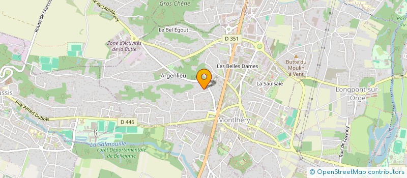 localisation de l'entreprise RUAL PLOMBERIE à MONTLHERY