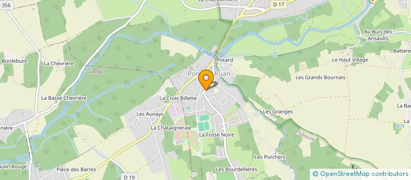 localisation de l'entreprise RUAN  PONT-DE-RUAN