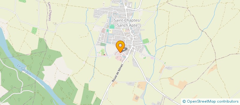 localisation de l'entreprise RUAS BOISSON  SAINT-CHAPTES