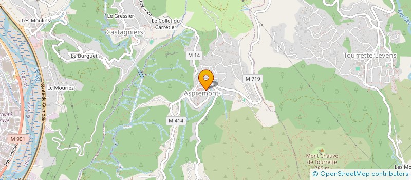 localisation de l'entreprise RUAS MICHEL à ASPREMONT