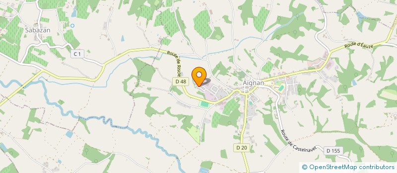 localisation de l'entreprise RUATZ JEAN-CLAUDE  AIGNAN