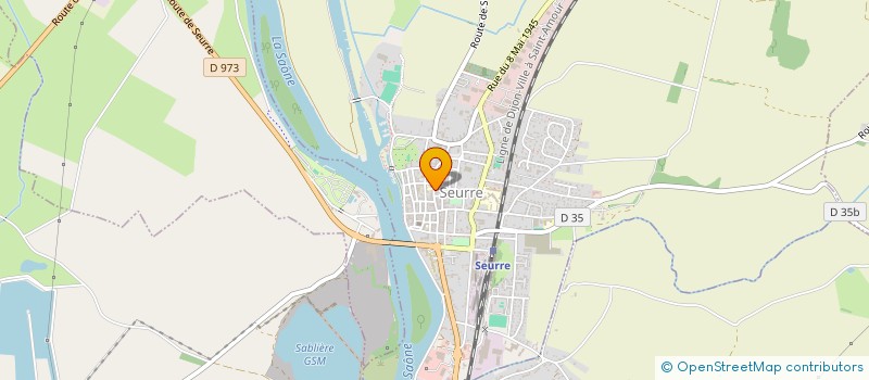 localisation de l'entreprise RUAUX SEMPOL  SEURRE