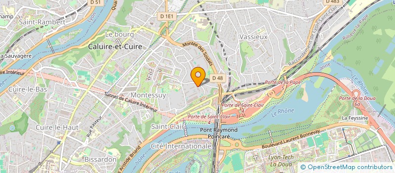 localisation de l'entreprise RUB'INVEST  CALUIRE ET CUIRE