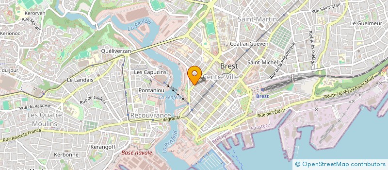 localisation de l'entreprise RUBALISE à BREST