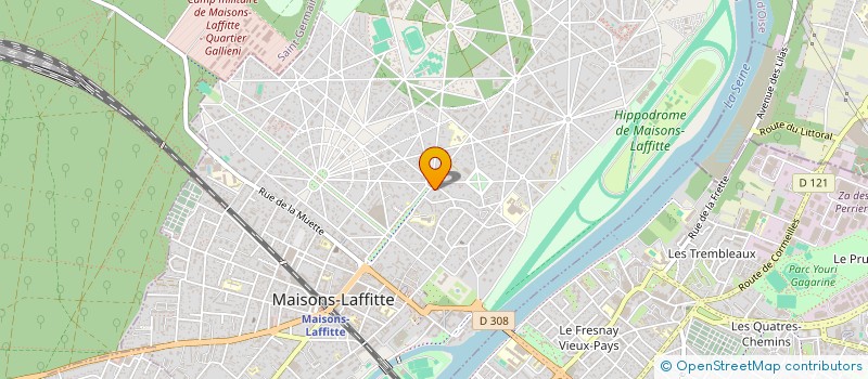 localisation de l'entreprise RUBAN DORE à MAISONS-LAFFITTE