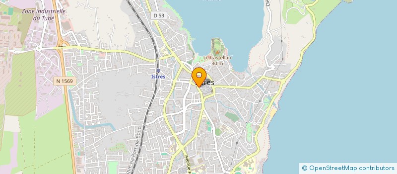localisation de l'entreprise RUBAN ROUGE à ISTRES