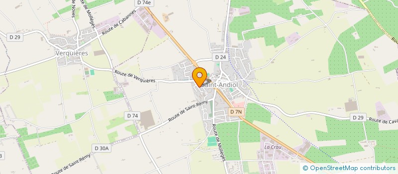 localisation de l'entreprise RUBANGEL FRANCE à SAINT-ANDIOL