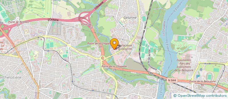 localisation de l'entreprise RUBANS DE BRETAGNE à LA CHAPELLE-SUR-ERDRE