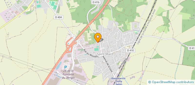 localisation de l'entreprise RUBAT à SAINT-MARD