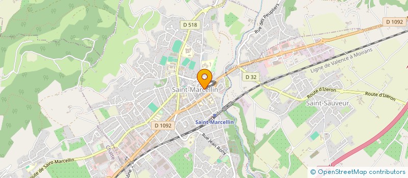 localisation de l'entreprise RUBAT MODERN SOL SARL à SAINT-MARCELLIN