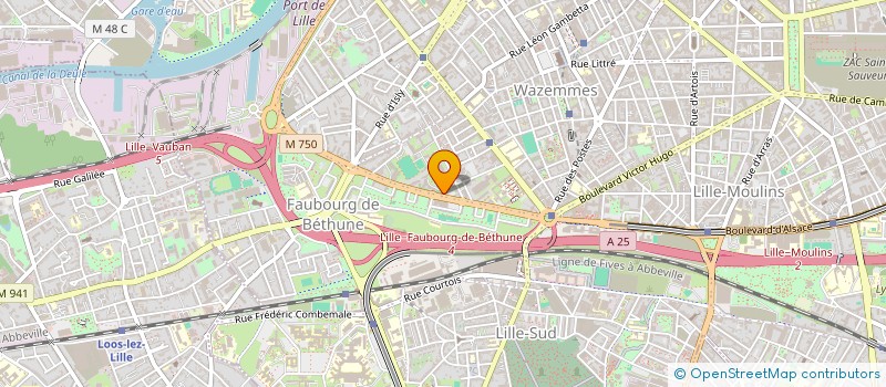 localisation de l'entreprise RUBATO à LILLE