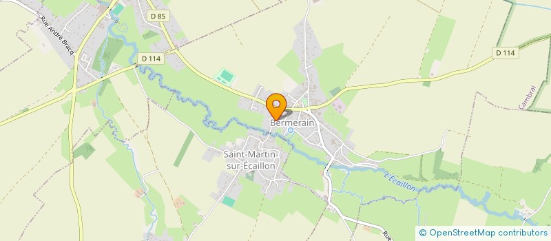 localisation de l'entreprise RUBBEN CHAUFFAGE SANITAIRE RENOVATION à BERMERAIN