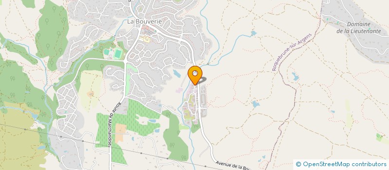 localisation de l'entreprise RUBBER BLAVET à ROQUEBRUNE-SUR-ARGENS