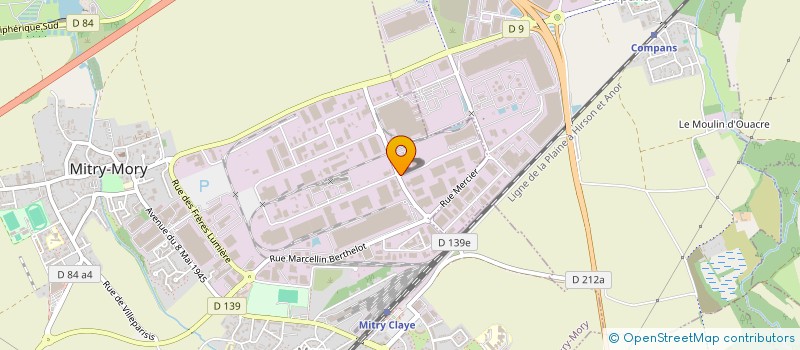localisation de l'entreprise RUBBER R GROUP à MITRY-MORY