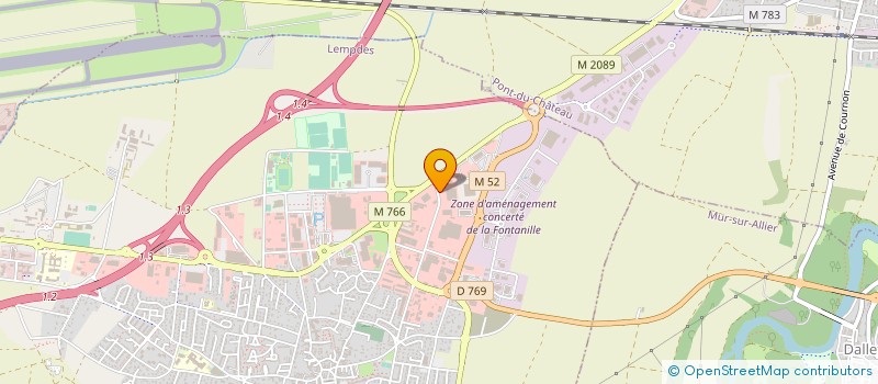 localisation de l'entreprise RUBBERFLEX à LEMPDES