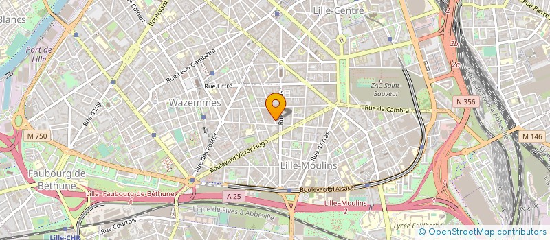 localisation de l'entreprise RUBCONSEIL à LILLE