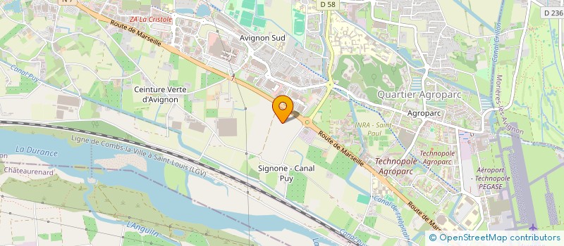 localisation de l'entreprise RUBEN  AVIGNON