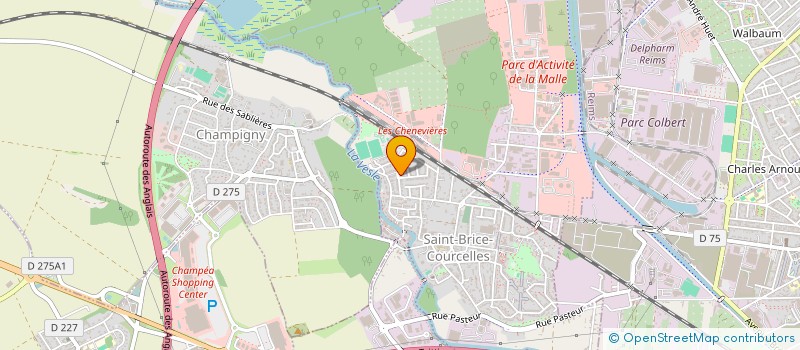 localisation de l'entreprise RUBEN  SAINT-BRICE-COURCELLES