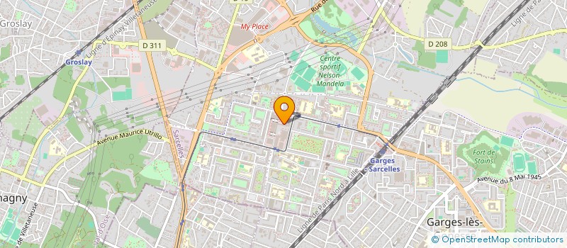 localisation de l'entreprise RUBEN ENSEIGNE POUR LUI à SARCELLES