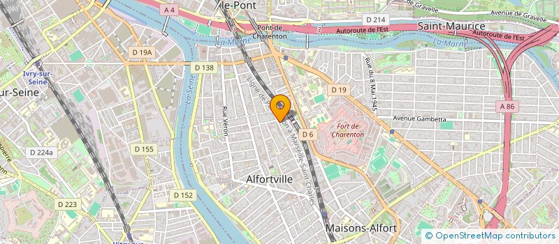localisation de l'entreprise RUBEN HAGEGE à ALFORTVILLE